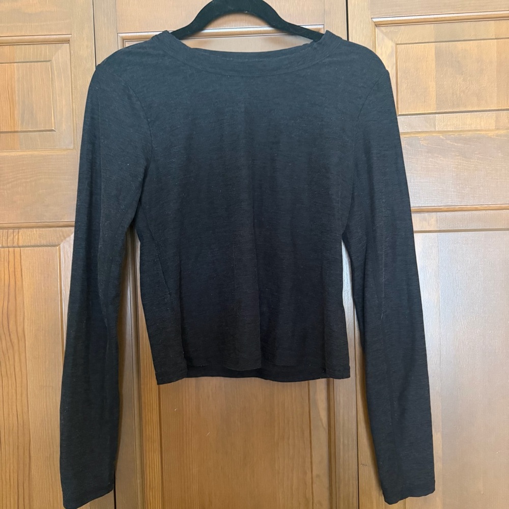 FLX Classic Dark Gray Long Sleeve Tee
